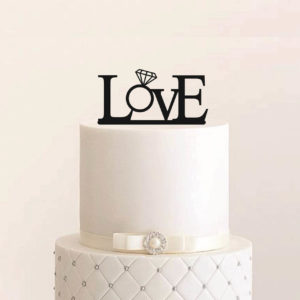 Cake Topper "Love Ring"