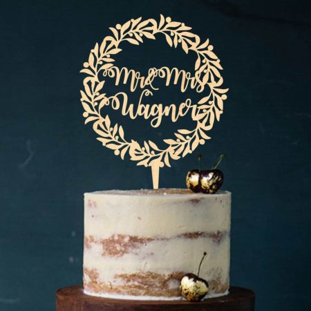personalisiert Cake Topper Acrylglas NEU Wunschnamen Tortenstecker Hochzeit 