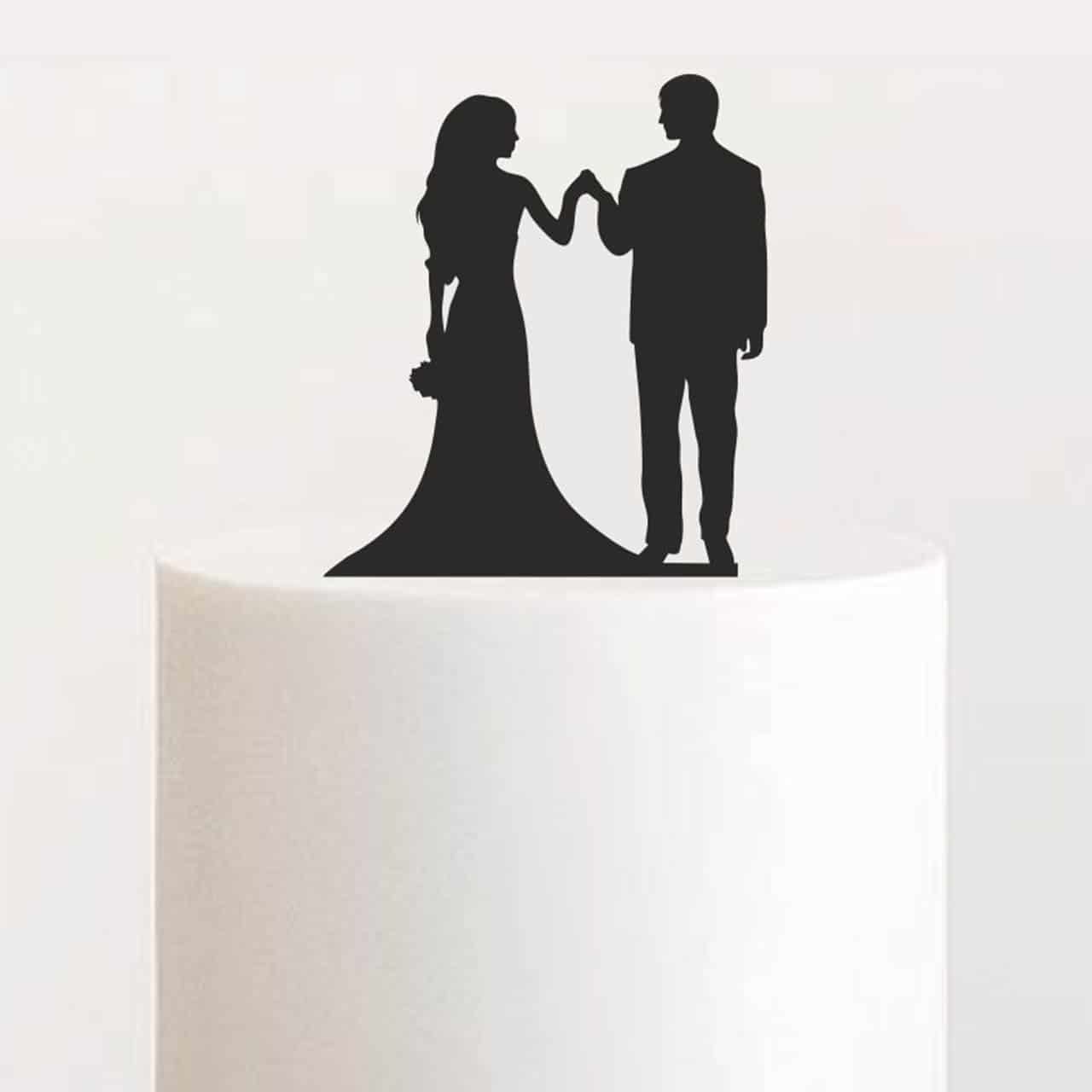 Cake Topper "Hand in Hand"