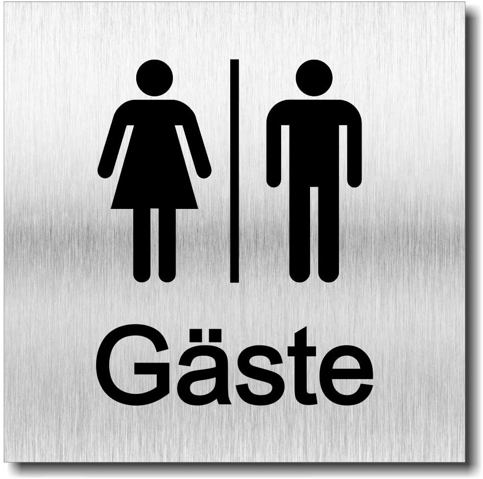 Türschild “Gäste-WC” - Aluverbund