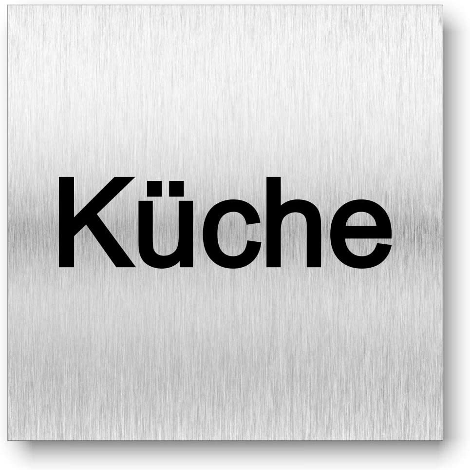 Türschild “Küche” - 3 mm Aluverbund