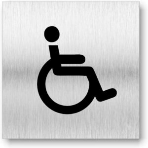 Türschild “Behinderten-WC” - Aluverbund