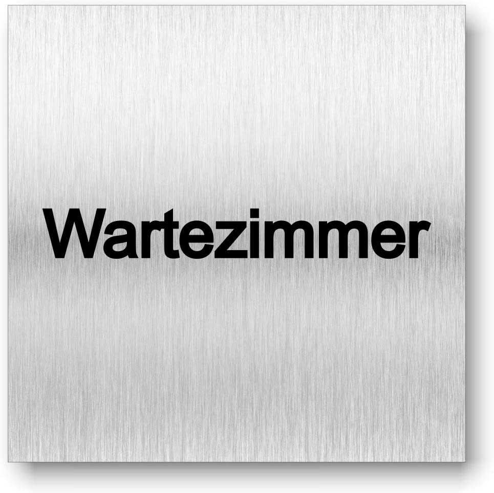 Türschild “Wartezimmer” - 3 mm Aluverbund