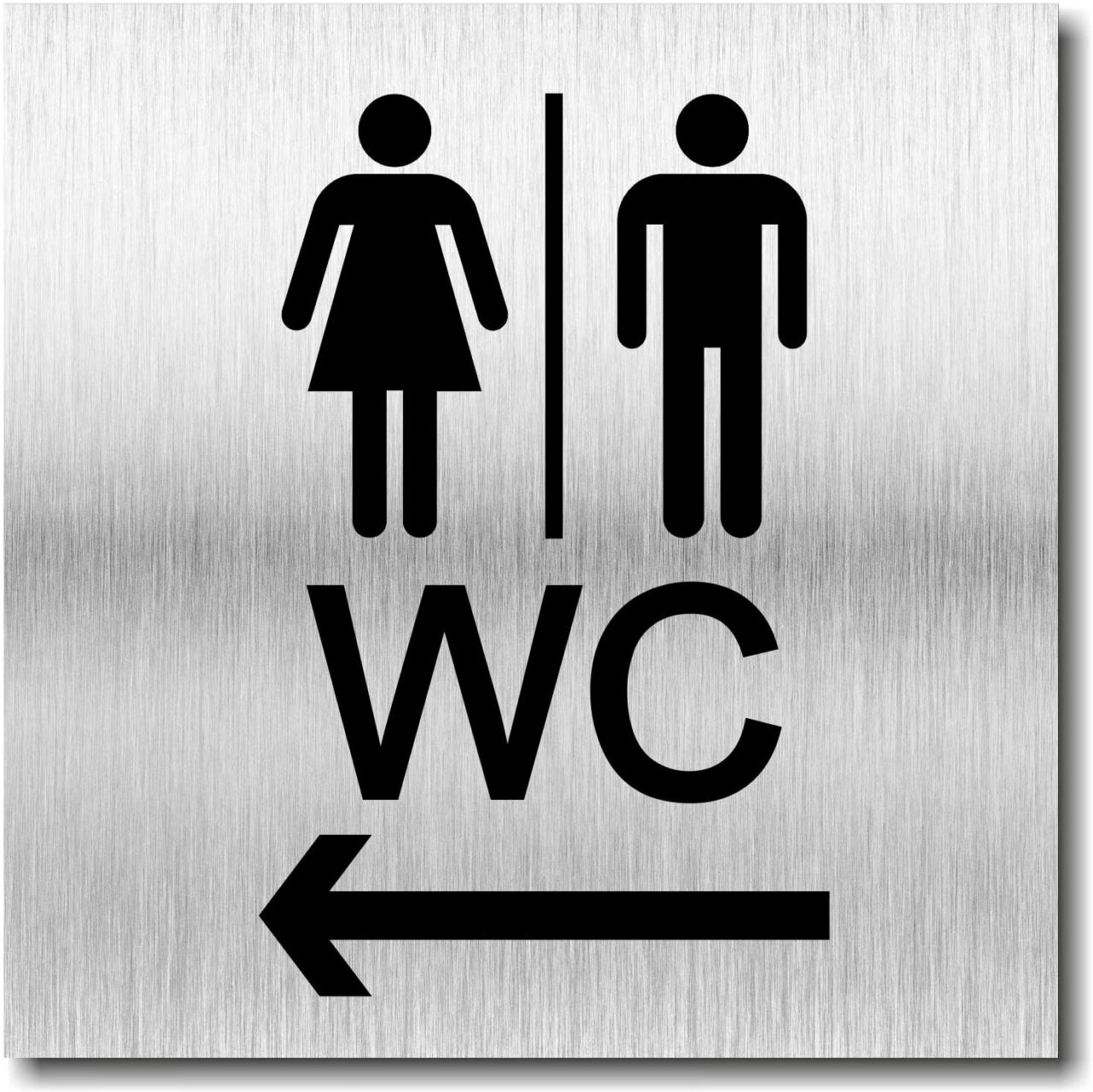 Türschild “Damen und Herren WC”
