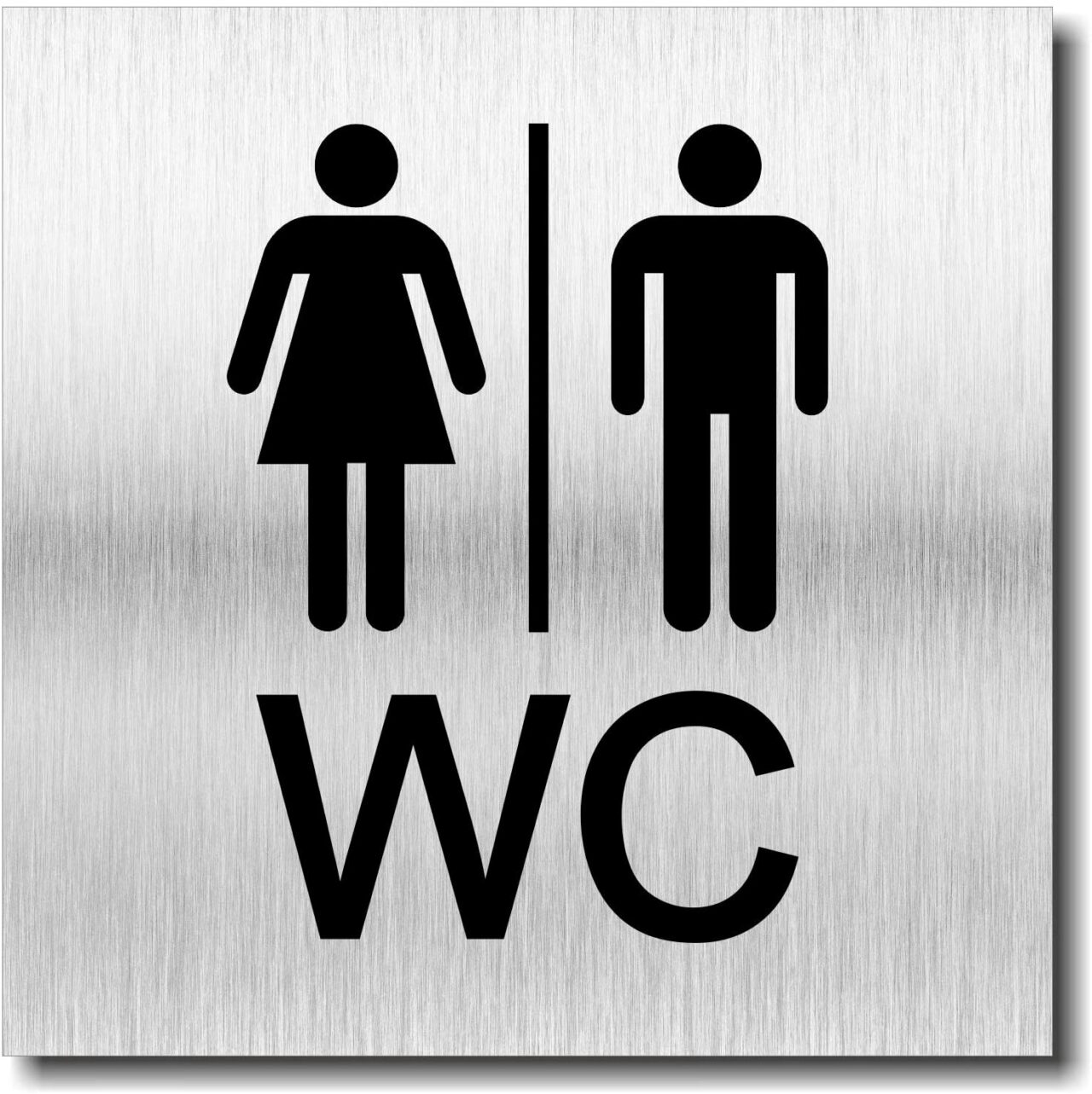 Türschild “Damen und Herren WC”