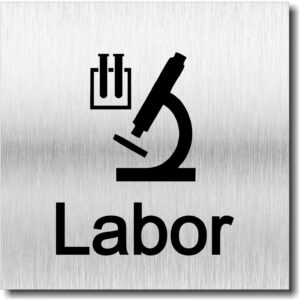 Türschild “Labor”