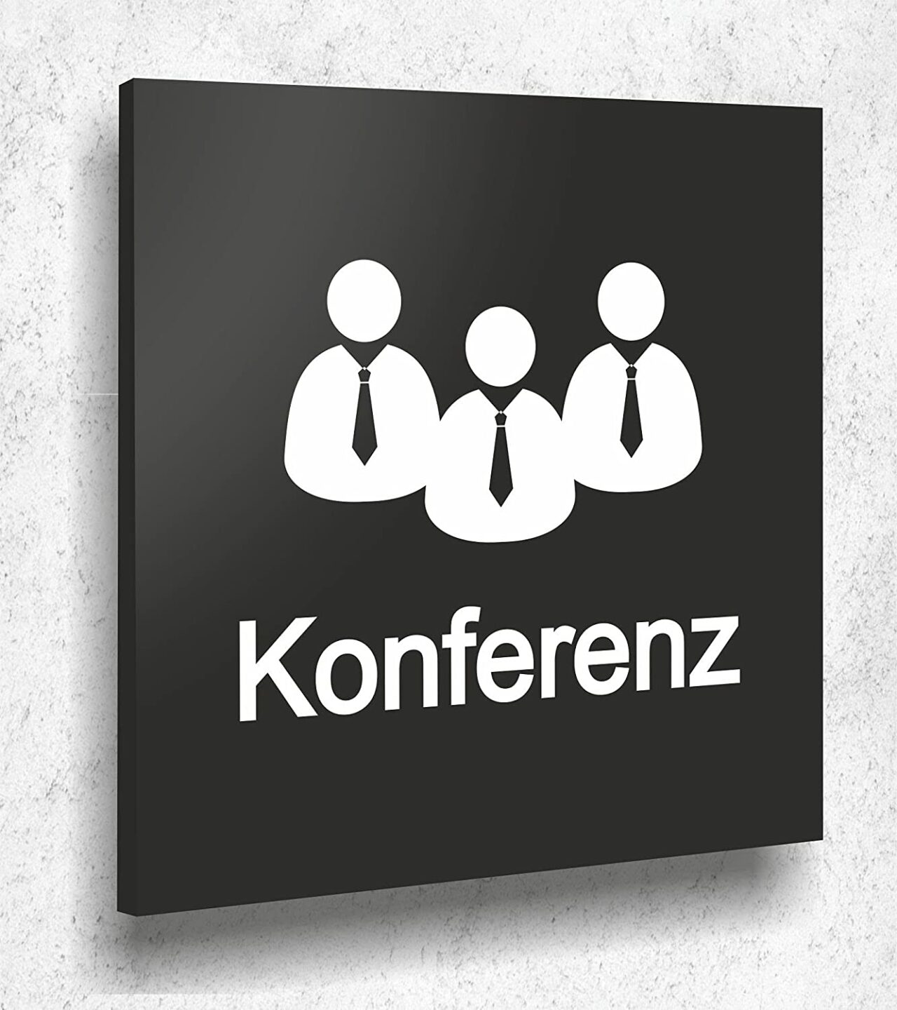 Türschild Seminar Aus Aluverbund – 12x12 Cm, UV-Druck, Wetterfest, Made In Germany