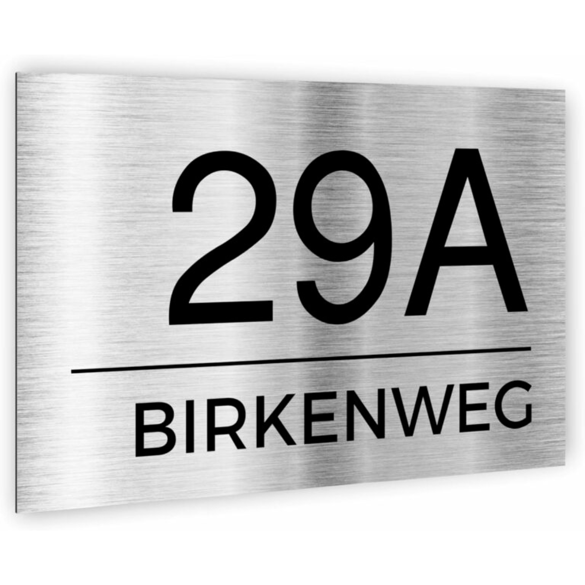 Hausnummer - 3 mm Aluverbund